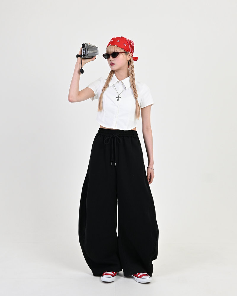 【10日以内お届け】バルーンスウェットパンツ L2111