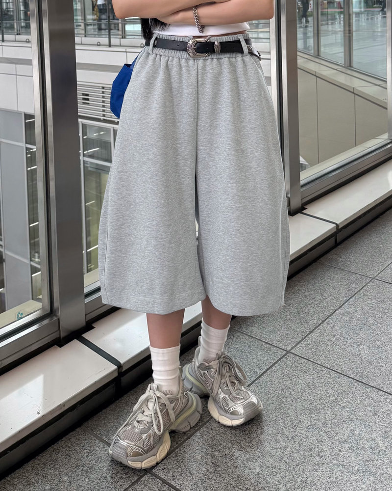 【10日以内お届け】バルーンスウェットハーフパンツ L2133