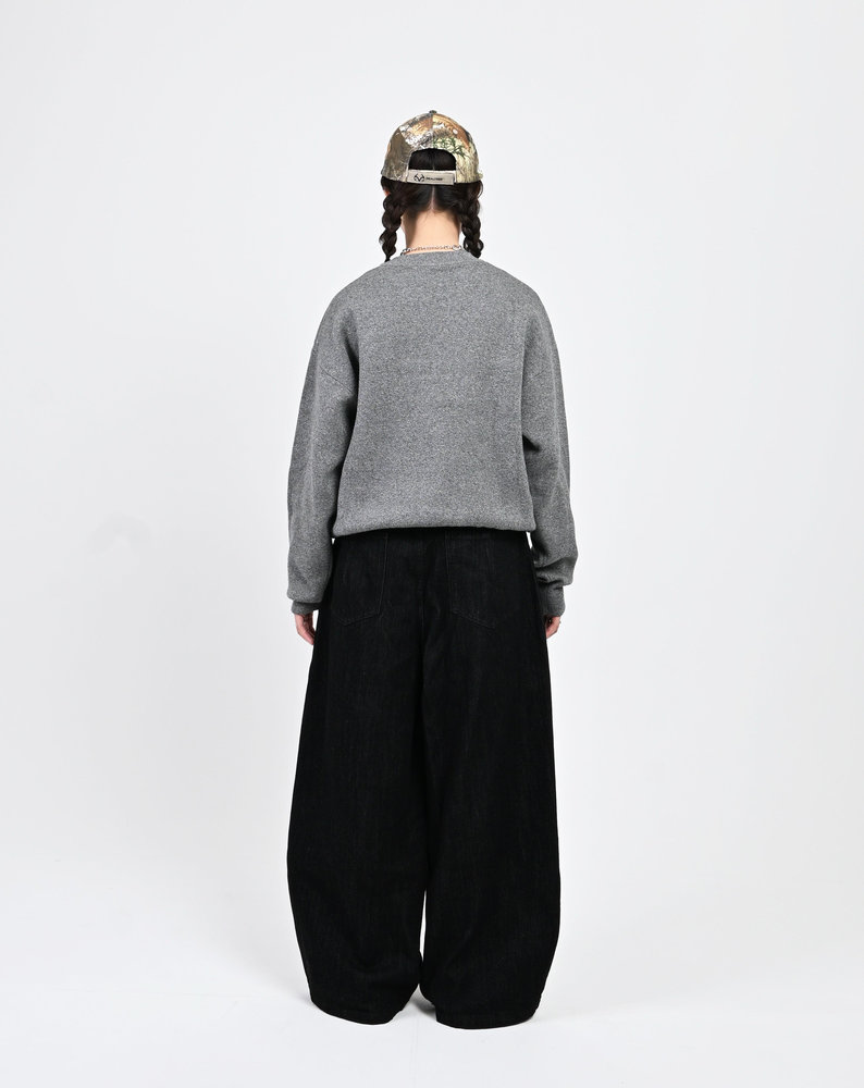 【10日以内お届け】 オールブラックボタンフライデニム L2113