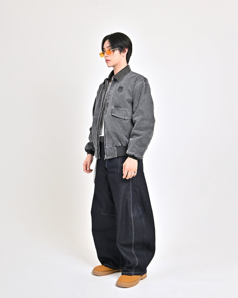 【10日以内お届け】 レザーカラーデトロイトジャケット L2139