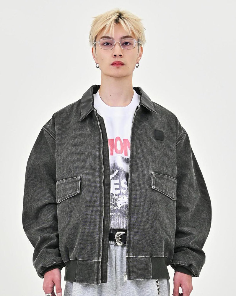 【10日以内お届け】 レザーカラーデトロイトジャケット L2139