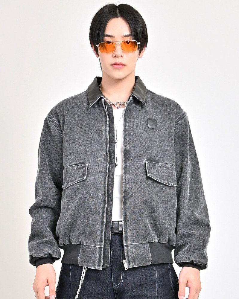 【10日以内お届け】 レザーカラーデトロイトジャケット L2139