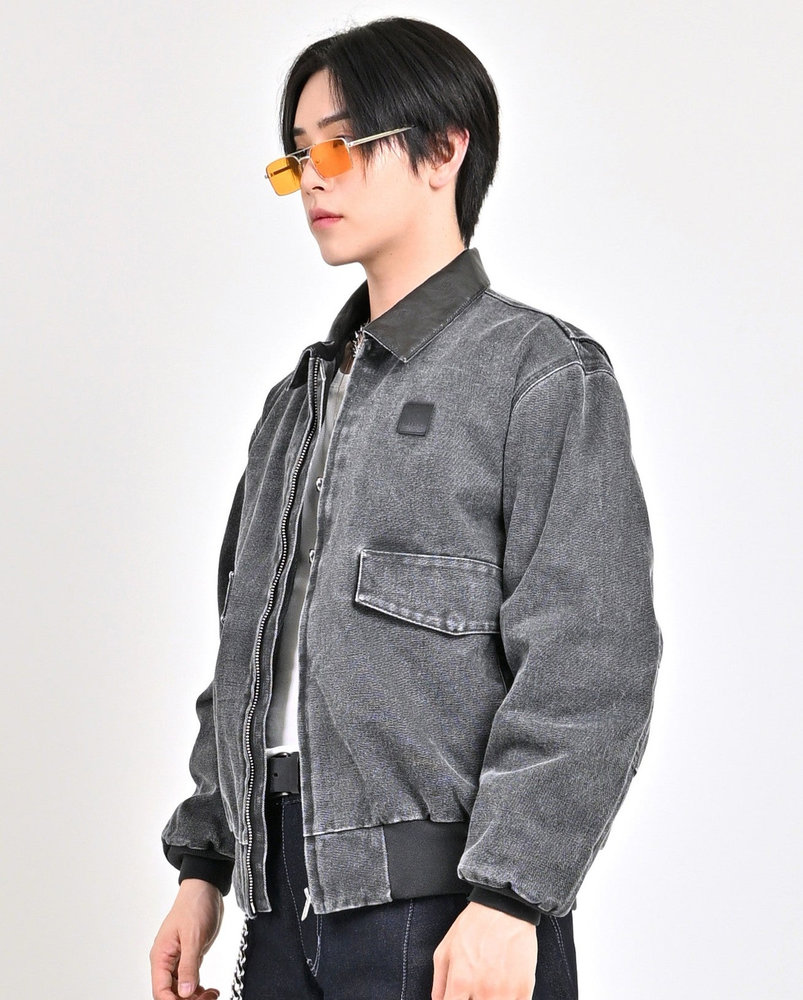 【10日以内お届け】 レザーカラーデトロイトジャケット L2139