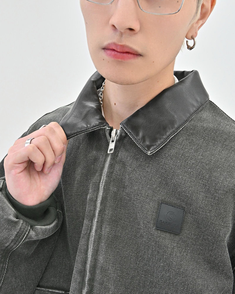 【10日以内お届け】 レザーカラーデトロイトジャケット L2139