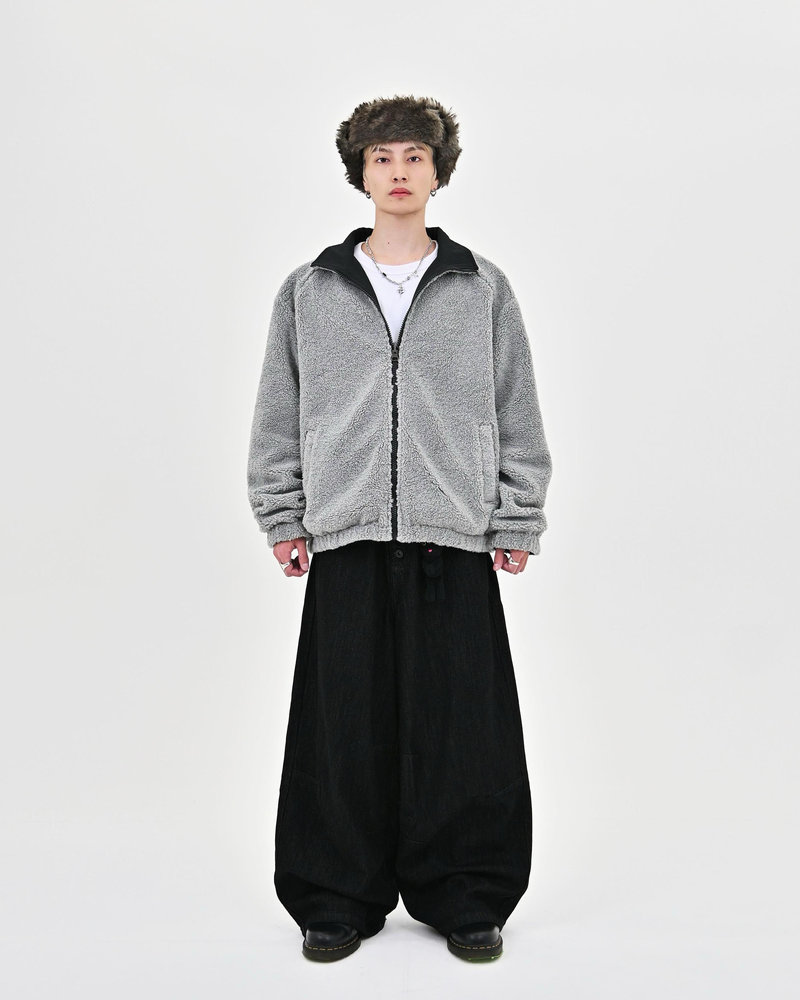 【10日以内お届け】 リバーシブルバイロンフリースジャケット L2141