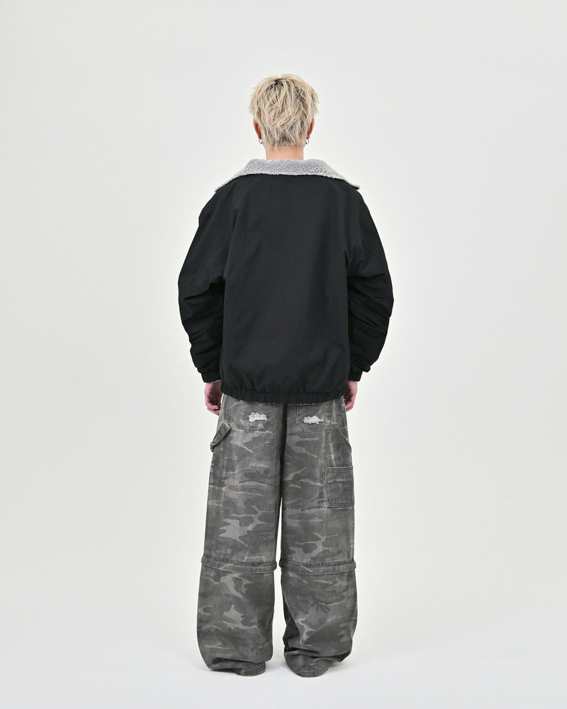 【10日以内お届け】 リバーシブルバイロンフリースジャケット L2141