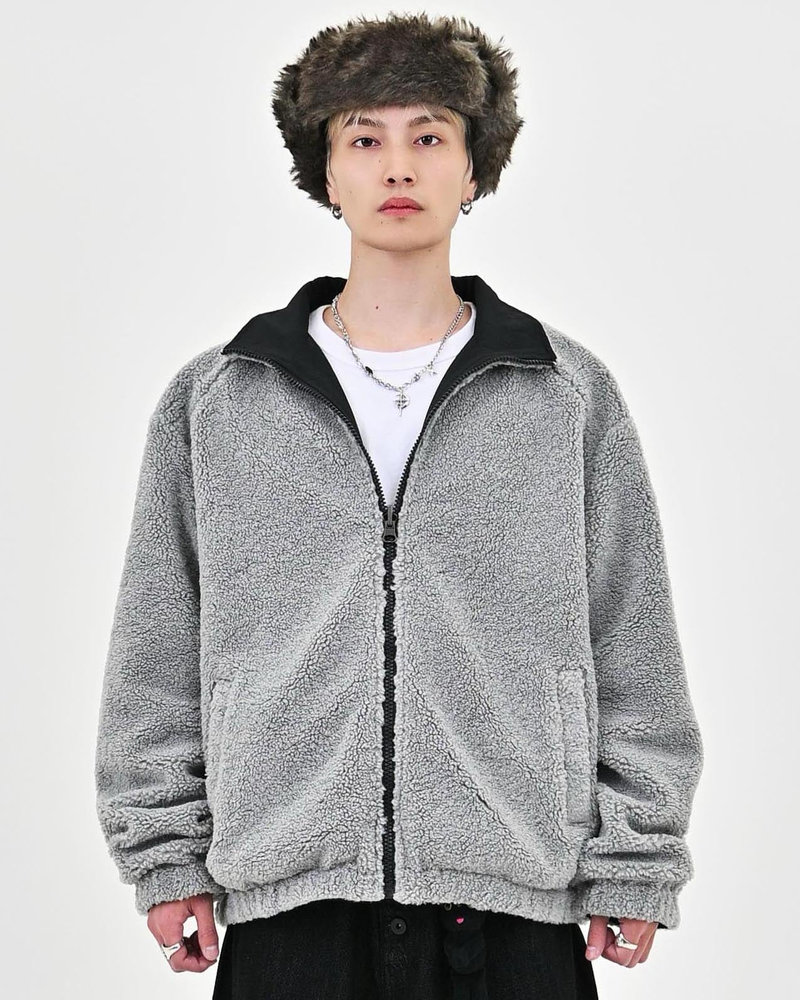 【10日以内お届け】 リバーシブルバイロンフリースジャケット L2141