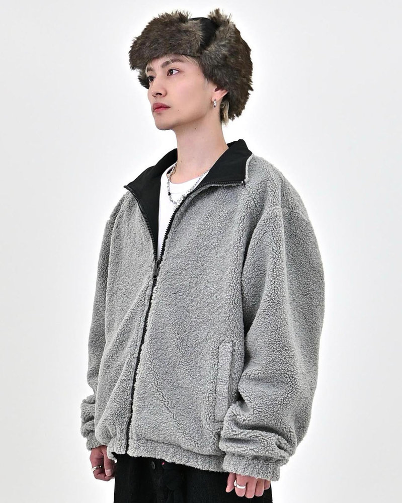 【10日以内お届け】 リバーシブルバイロンフリースジャケット L2141