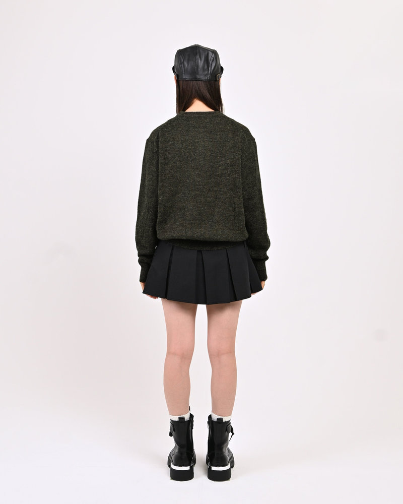 【10日以内お届け】ウールブレンドヘンリーネックニット L2143