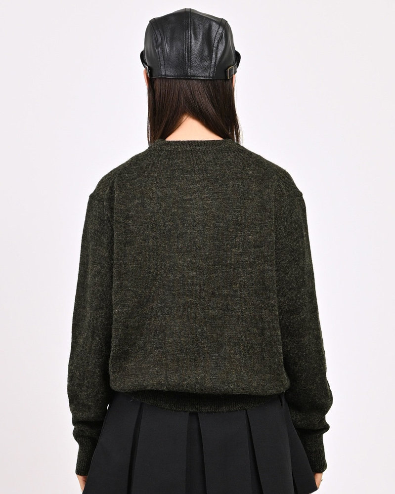 【10日以内お届け】ウールブレンドヘンリーネックニット L2143