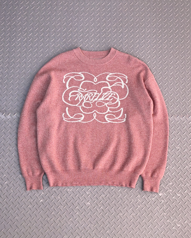 【10日以内お届け】 クルーネックメランジニット L2144