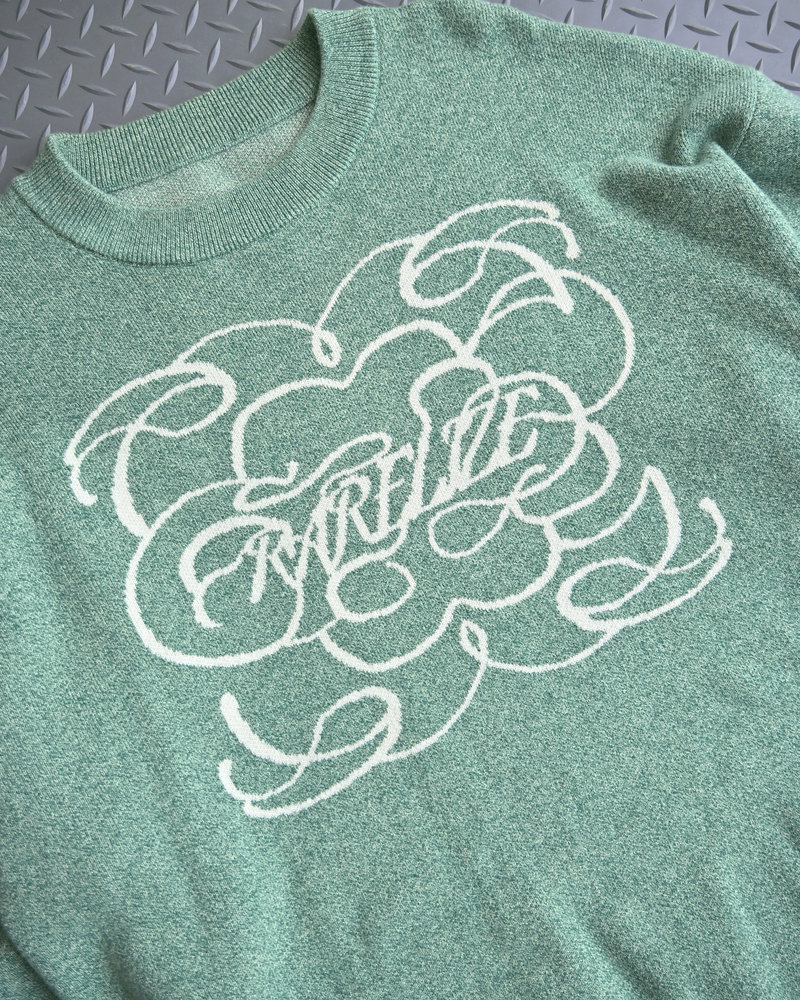 【10日以内お届け】 クルーネックメランジニット L2144