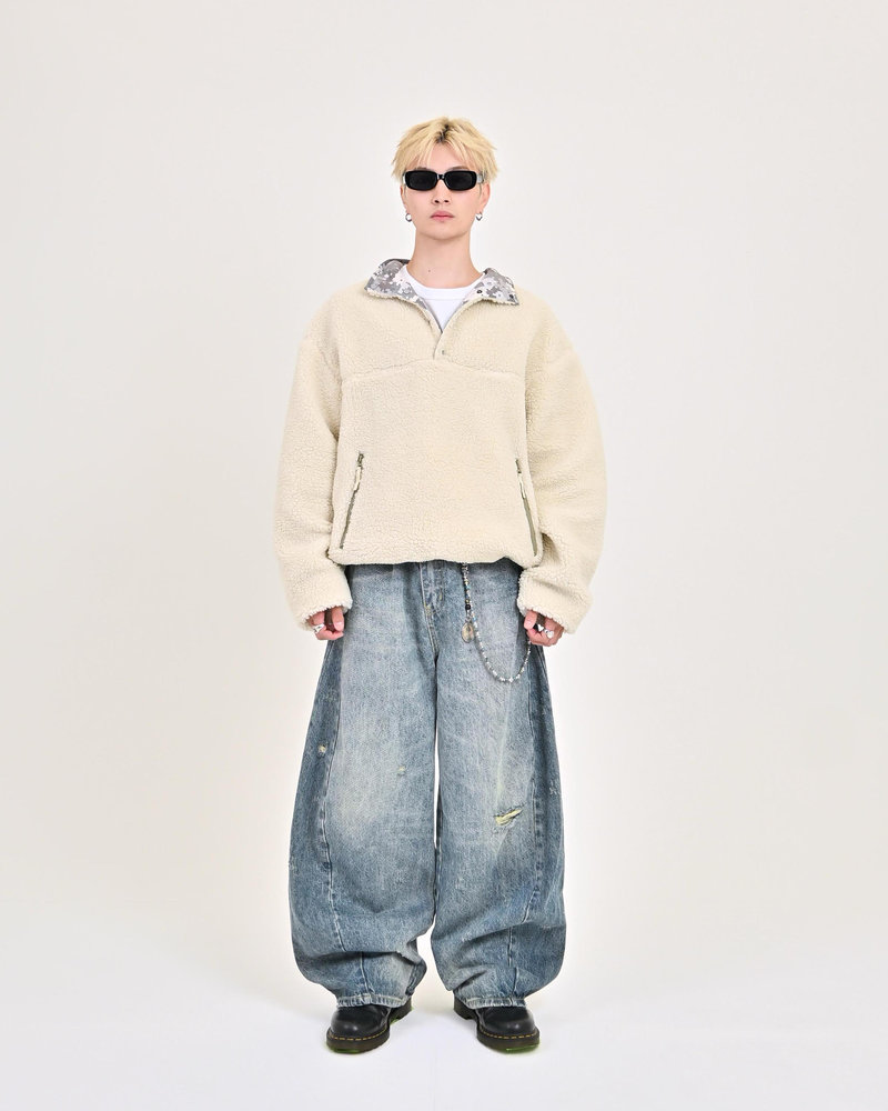 【10日以内お届け】 リバーシブルプルオーバージャケット L2162