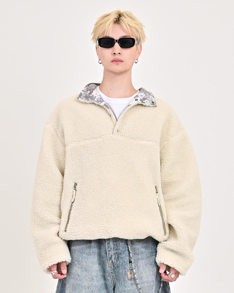 【10日以内お届け】 リバーシブルプルオーバージャケット L2162