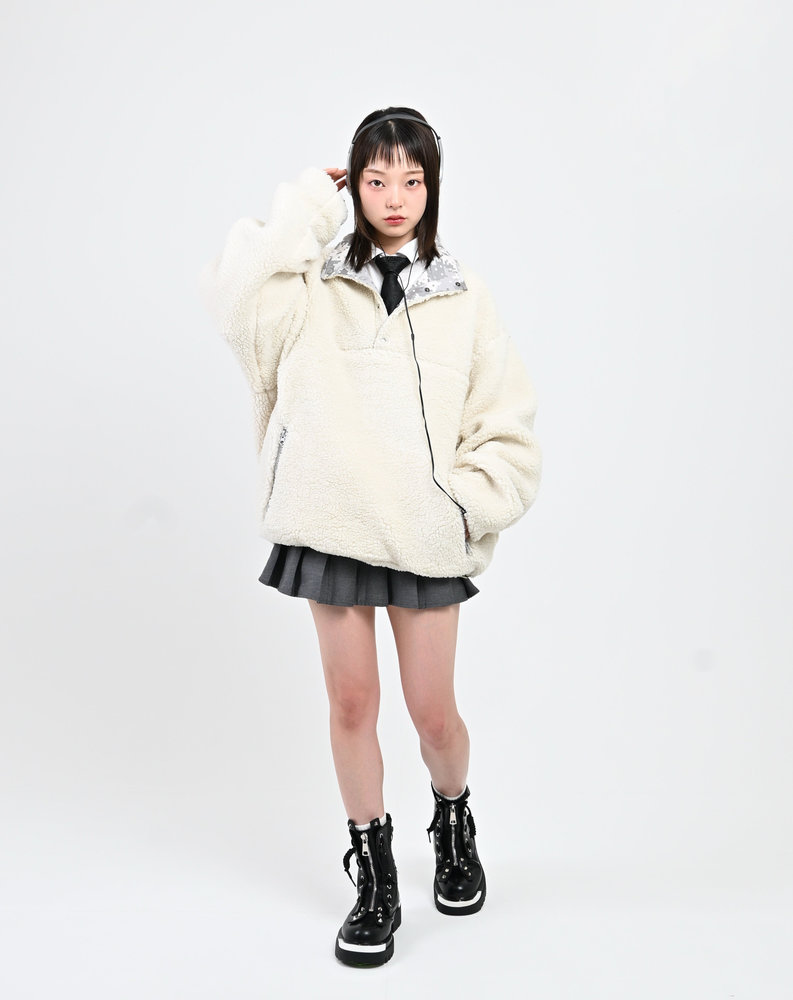 【10日以内お届け】 リバーシブルプルオーバージャケット L2162