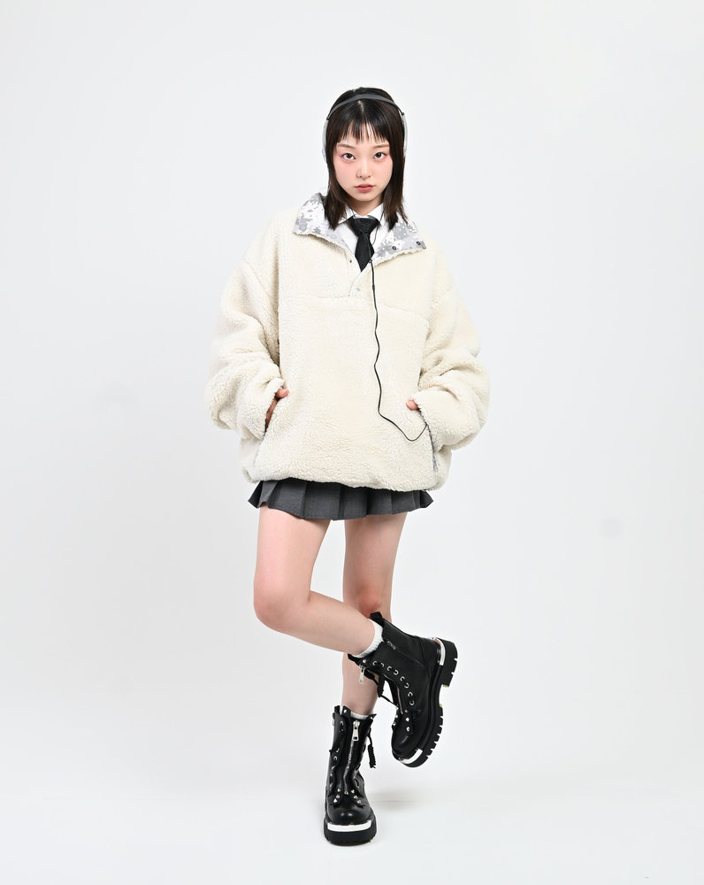 【10日以内お届け】 リバーシブルプルオーバージャケット L2162