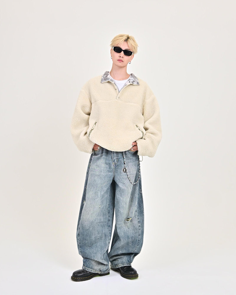 【10日以内お届け】 リバーシブルプルオーバージャケット L2162