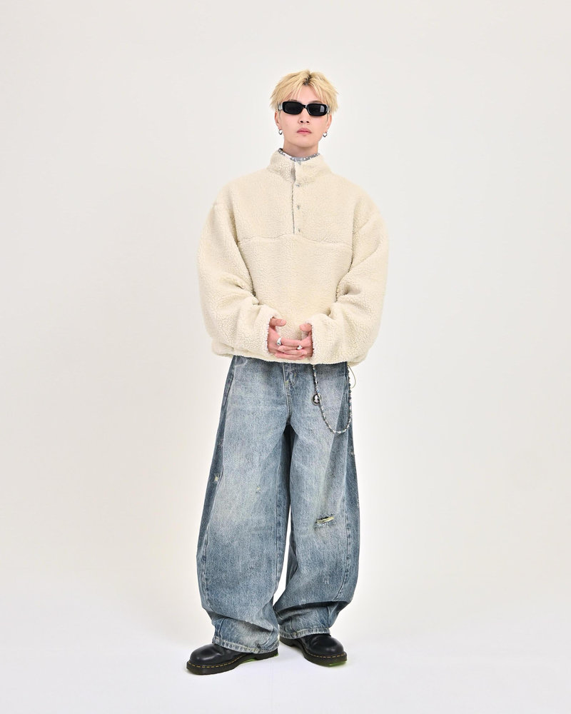 【10日以内お届け】 リバーシブルプルオーバージャケット L2162