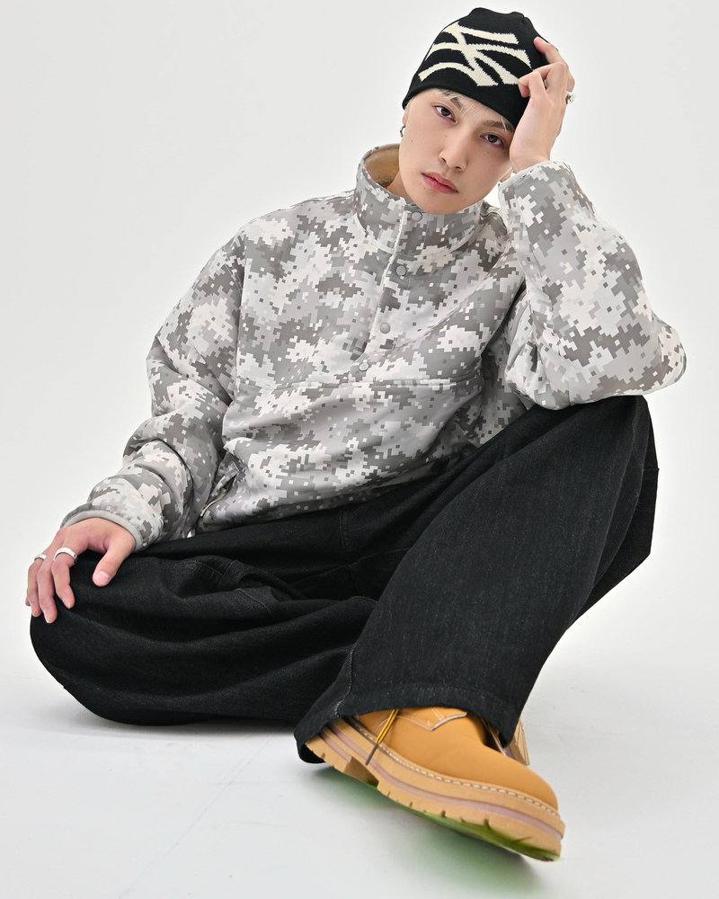 【10日以内お届け】 リバーシブルプルオーバージャケット L2162