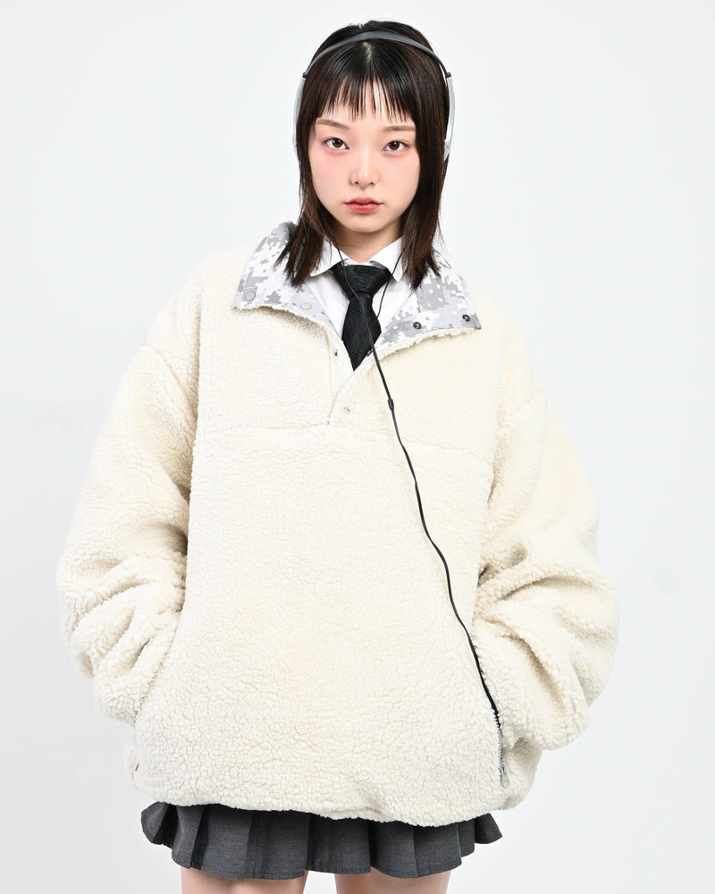 【10日以内お届け】 リバーシブルプルオーバージャケット L2162