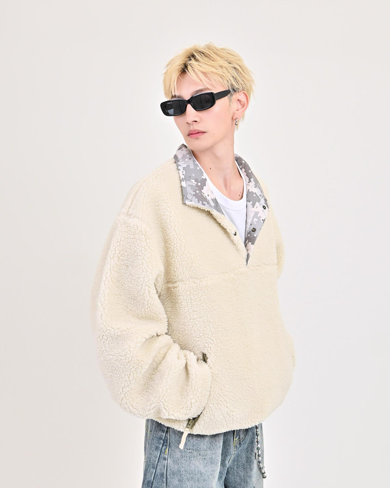 【10日以内お届け】 リバーシブルプルオーバージャケット L2162