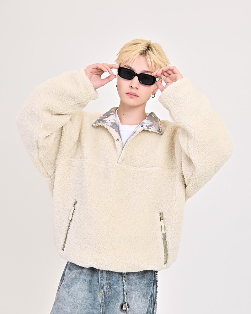 【10日以内お届け】 リバーシブルプルオーバージャケット L2162