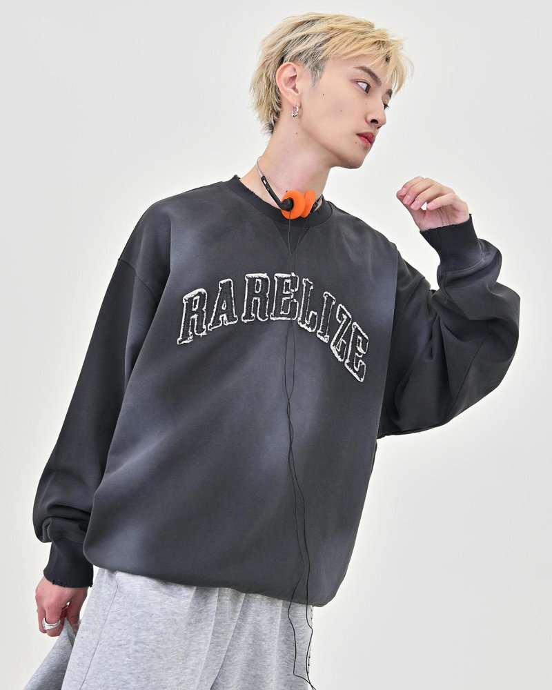 【10日以内お届け】アップリケロゴスウェット L2088