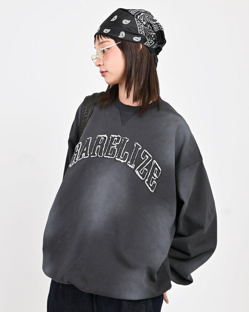 【10日以内お届け】アップリケロゴスウェット L2088