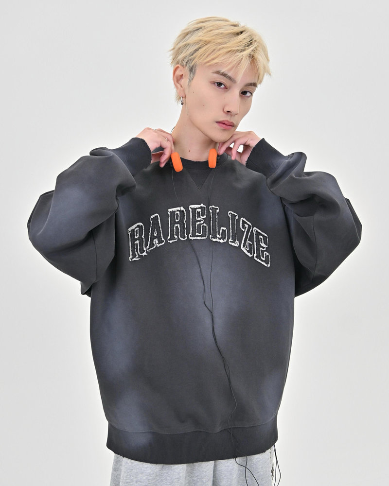 【10日以内お届け】アップリケロゴスウェット L2088