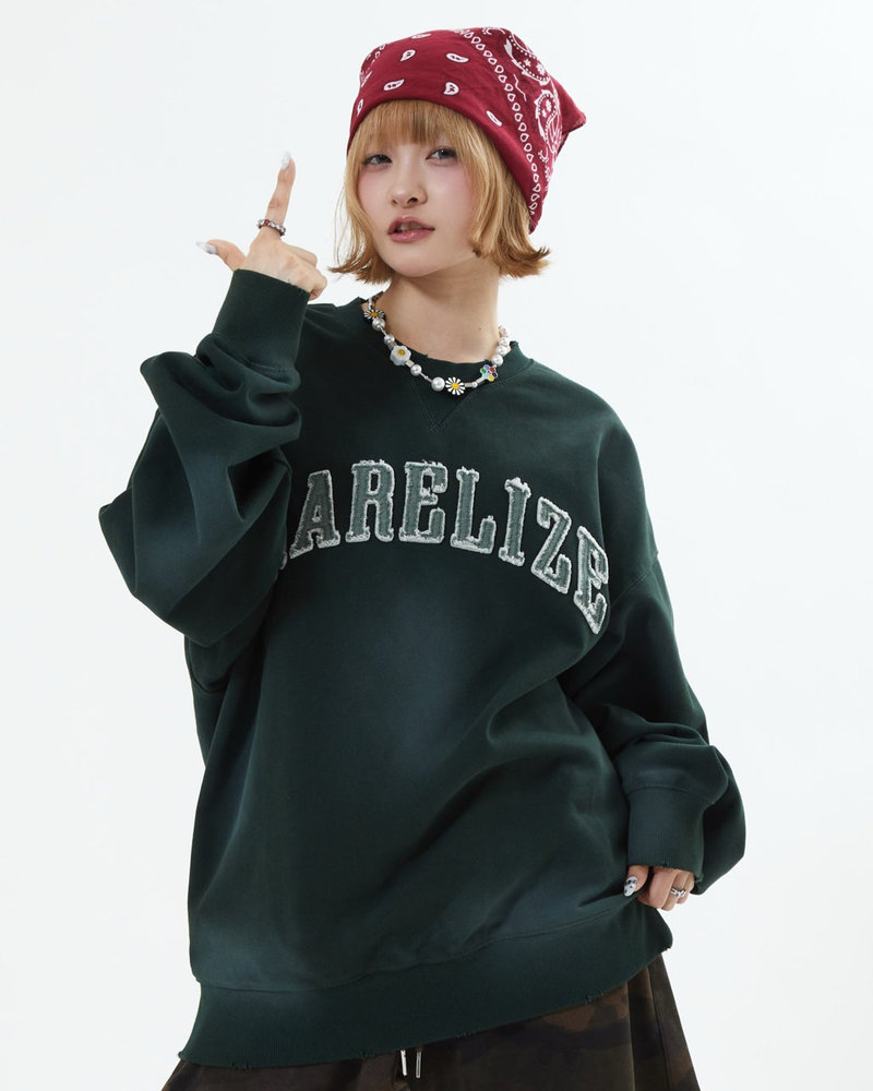 【10日以内お届け】アップリケロゴスウェット L2088