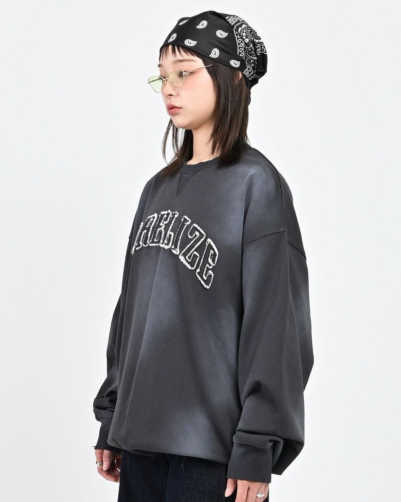 【10日以内お届け】アップリケロゴスウェット L2088