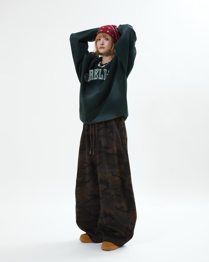 【10日以内お届け】アップリケロゴスウェット L2088