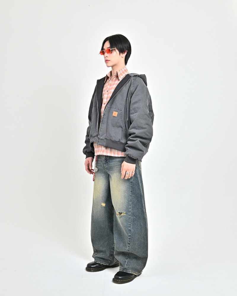 【10日以内お届け】バルーンダメージデニム L2177