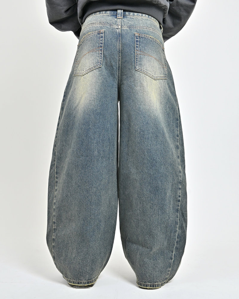 【10日以内お届け】バルーンダメージデニム L2177