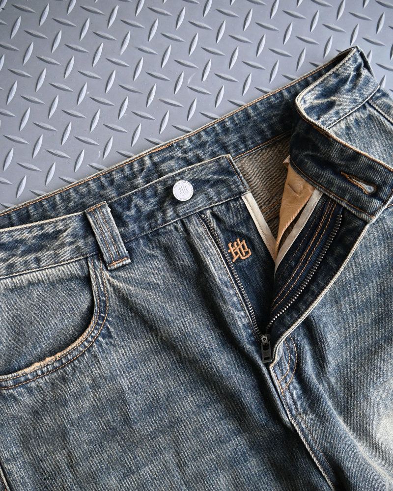 【10日以内お届け】バルーンダメージデニム L2177