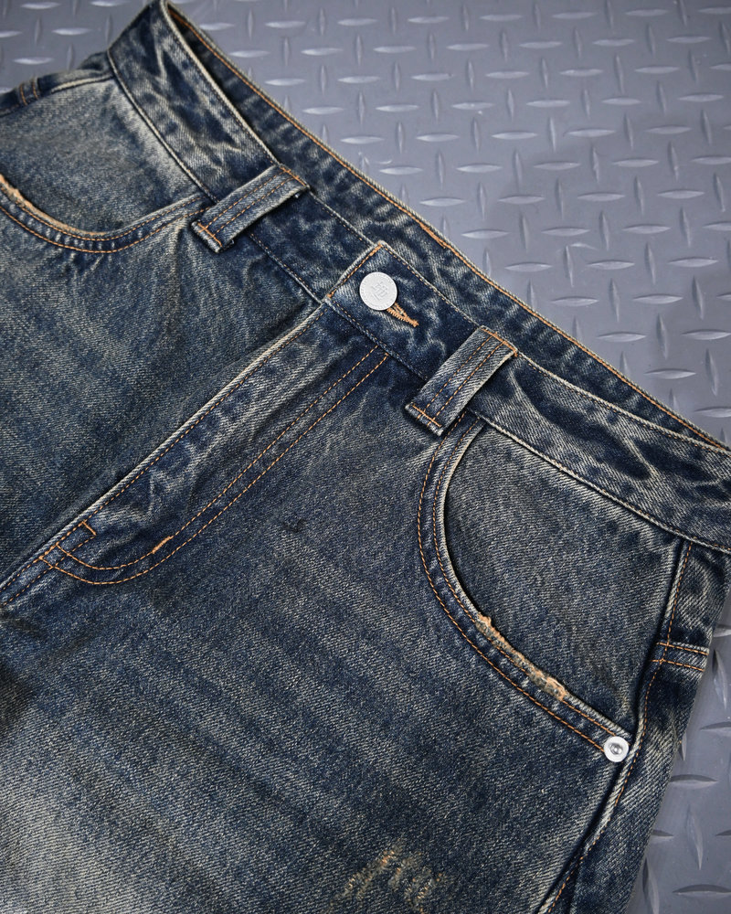 【10日以内お届け】バルーンダメージデニム L2177