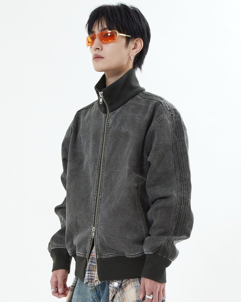【10日以内お届け】ウォッシュドキャンバストラックジャケット L2137