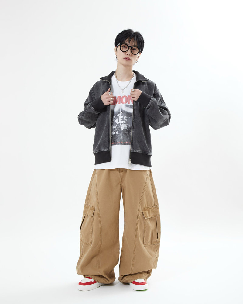 【10日以内お届け】ウォッシュドキャンバストラックジャケット L2137