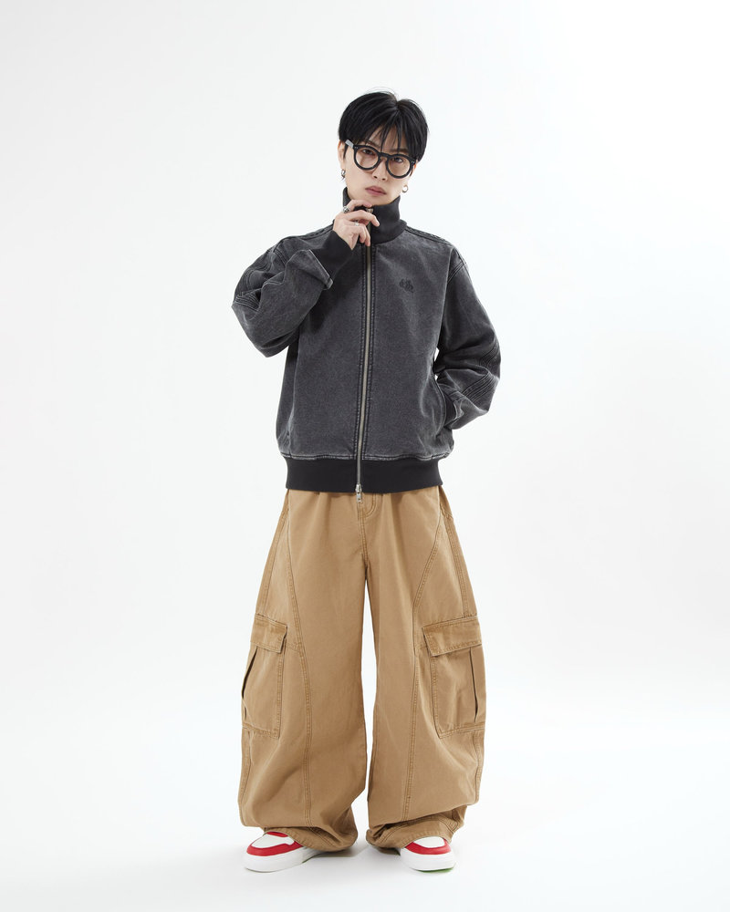 【10日以内お届け】ウォッシュドキャンバストラックジャケット L2137