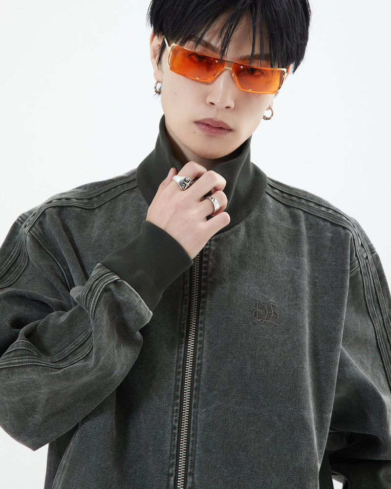 【10日以内お届け】ウォッシュドキャンバストラックジャケット L2137