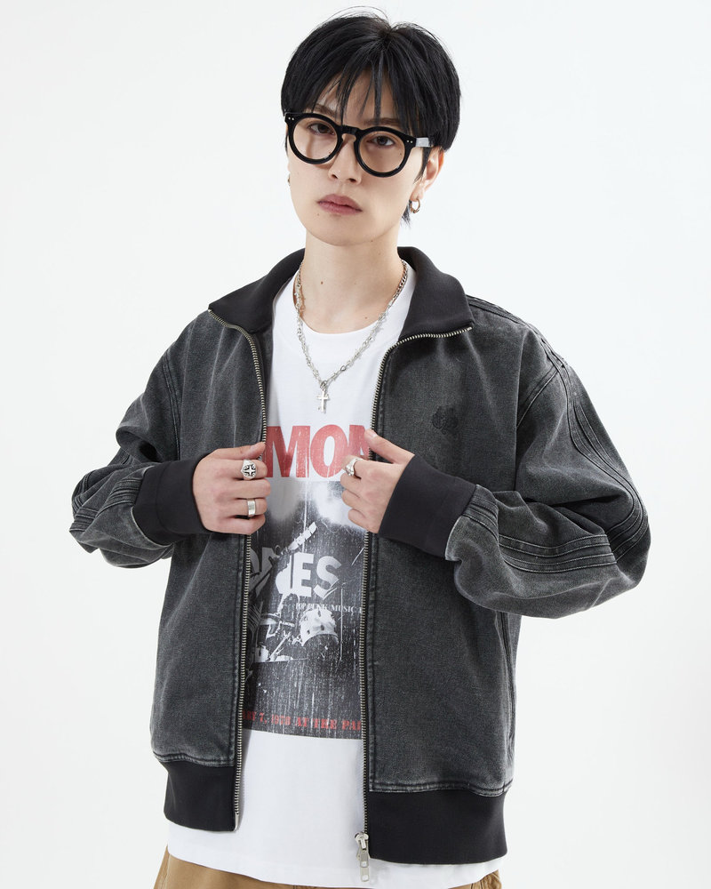 【10日以内お届け】ウォッシュドキャンバストラックジャケット L2137