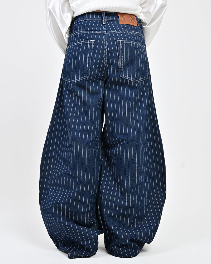 【10日以内お届け】ストライプバルーンデニム L2091