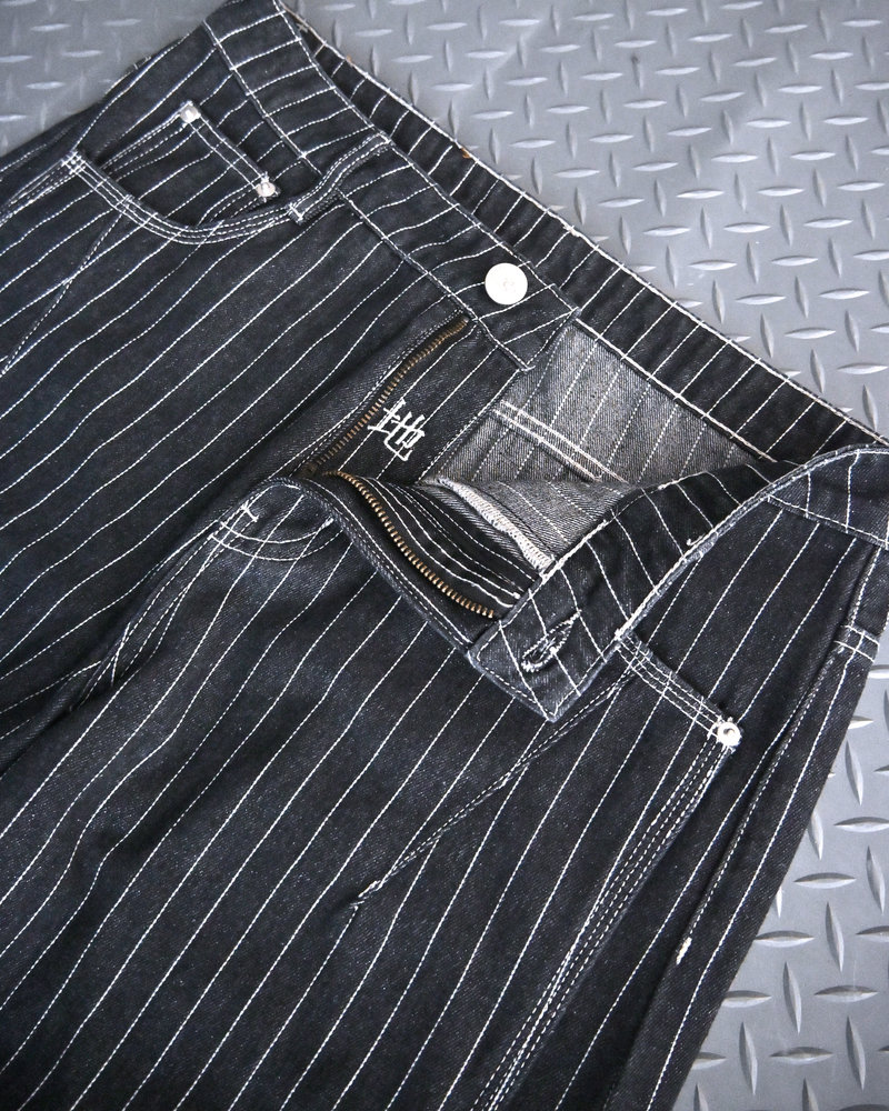 【10日以内お届け】ストライプバルーンデニム L2091