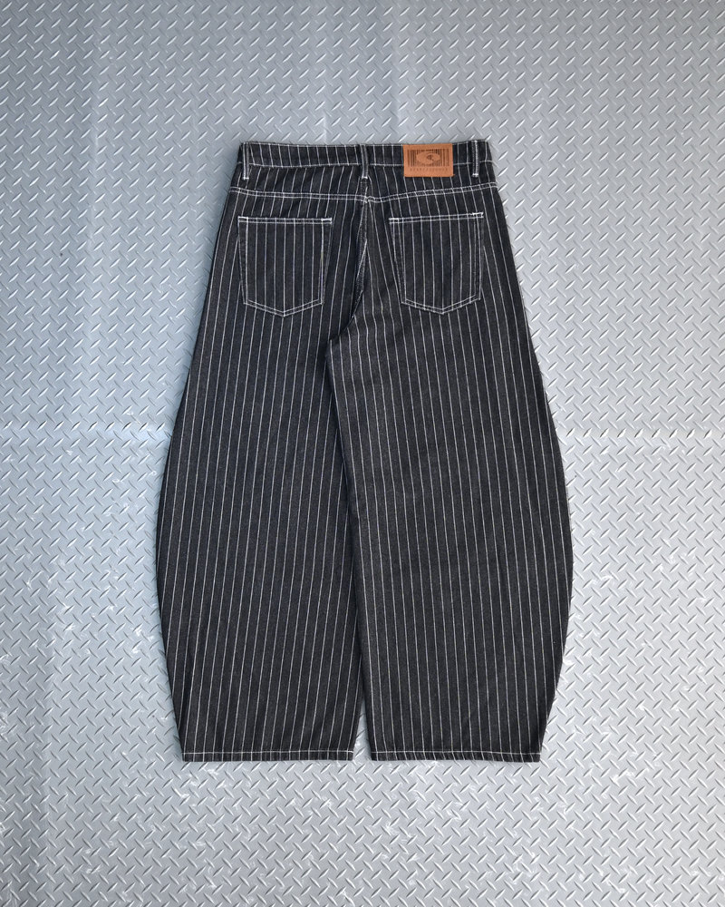 【10日以内お届け】ストライプバルーンデニム L2091