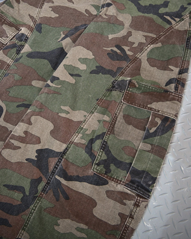 【10日以内お届け】ウォッシュドバルーンカモフラージュチノ L2096