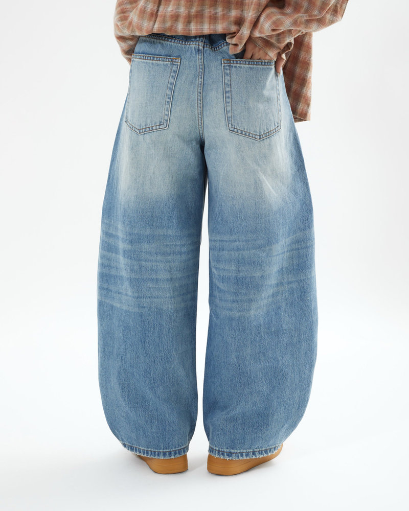 【10日以内お届け】ウォッシュドステッチバルーンデニム L2090