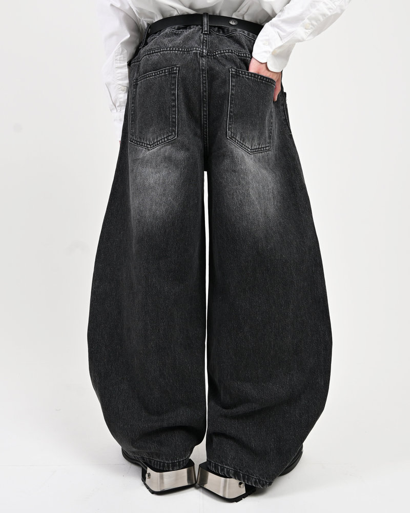 【10日以内お届け】ウォッシュドステッチバルーンデニム L2090