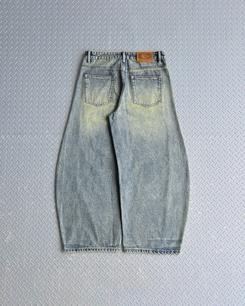 【10日以内お届け】ウォッシュドステッチバルーンデニム L2090