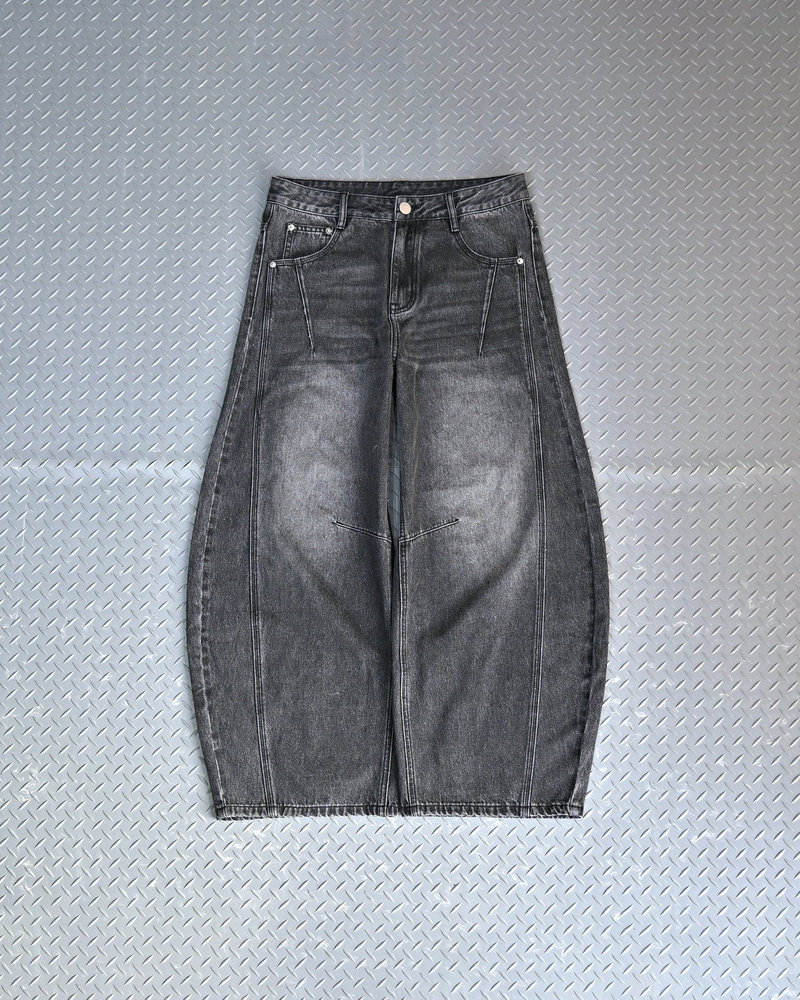 【10日以内お届け】ウォッシュドステッチバルーンデニム L2090