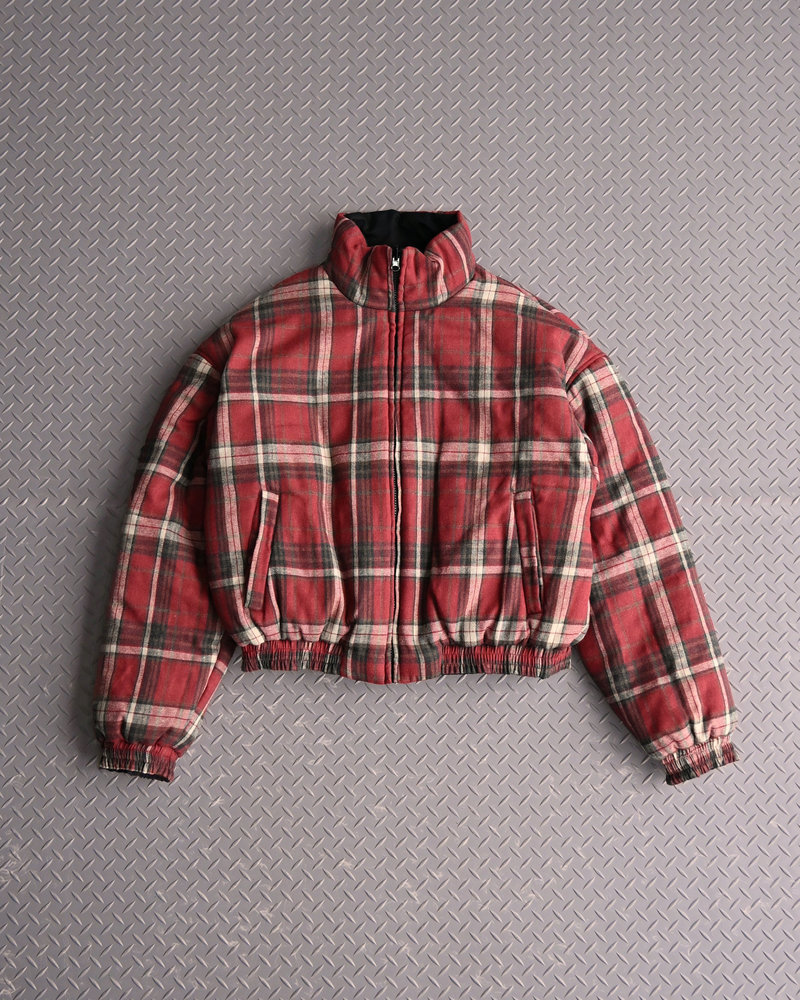 【10日以内お届け】リバーシブルチェックアウター L2142